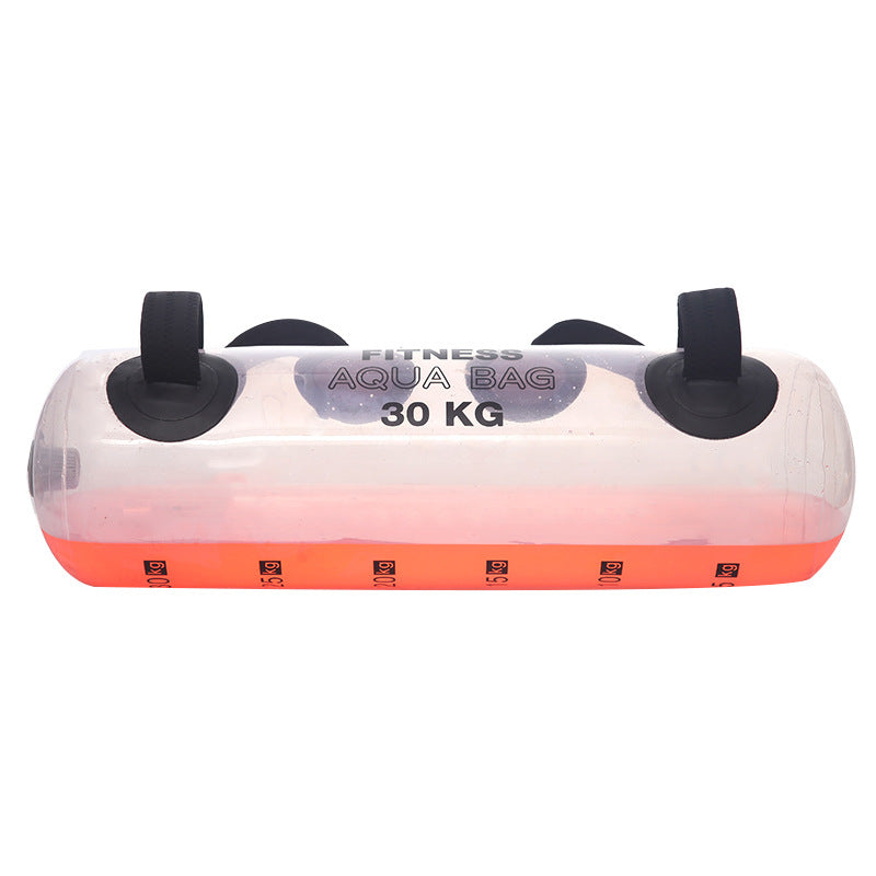 Transparent cylindrisk vattenhantel